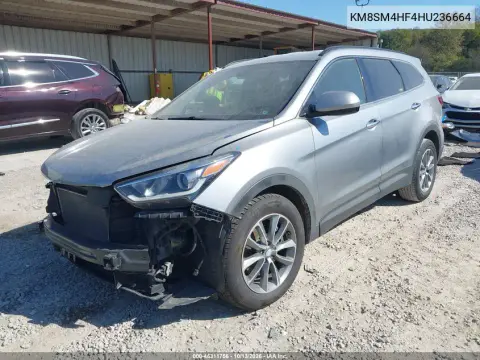 2017 Hyundai Santa Fe Se VIN KM8SM4HF4HU236664 фото 3