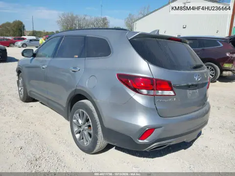 2017 Hyundai Santa Fe Se VIN KM8SM4HF4HU236664 фото 4