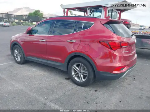 2017 Hyundai Santa Fe Sport 2.4L VIN 5XYZU3LB4HG471746 фото 4