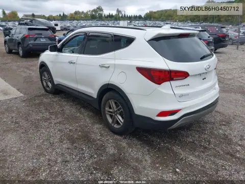 5XYZUDLB6HG450712 — 2017 Hyundai Santa FE, фото 4 с аукциона IAAI, Не указано