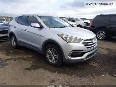 5XYZT3LB2HG402623 — 2017 Hyundai Santa FE, Сзади, фото до ремонта