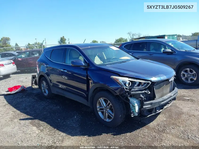 2018 Hyundai Santa Fe Sport 2.4L VIN 5XYZT3LB7JG509267 фото 2