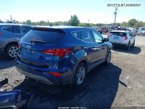 2018 Hyundai Santa Fe Sport 2.4L VIN 5XYZT3LB7JG509267 фото 5