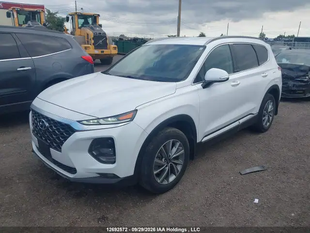 2019 Hyundai Santa Fe VIN 5NMS3CAAXKH038265 фото 2