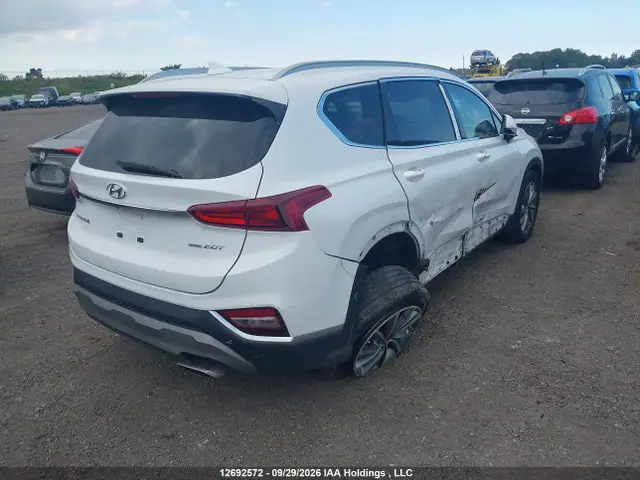 2019 Hyundai Santa Fe VIN 5NMS3CAAXKH038265 фото 4
