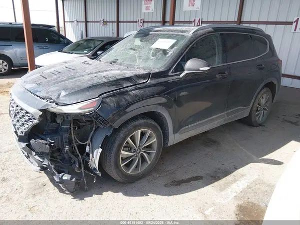 5NMS5CAD6KH052877 — 2019 Hyundai Santa FE, фото 2 с аукциона IAAI, Передняя часть слева