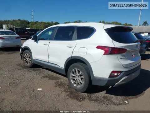 2019 Hyundai Santa Fe Se VIN 5NMS23AD5KH046626 фото 3