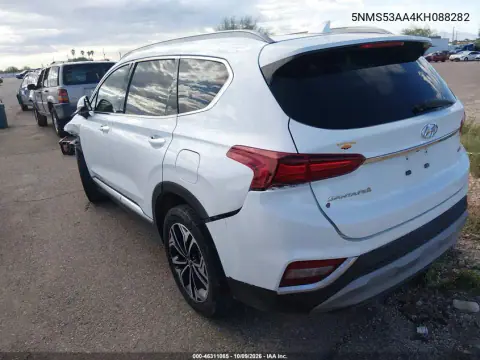 2019 Hyundai Santa Fe Ultimate 2.0T VIN 5NMS53AA4KH088282 фото 3
