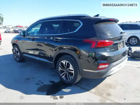 2019 Hyundai Santa Fe Limited 2.0T VIN 5NMS53AA0KH124873 фото 4