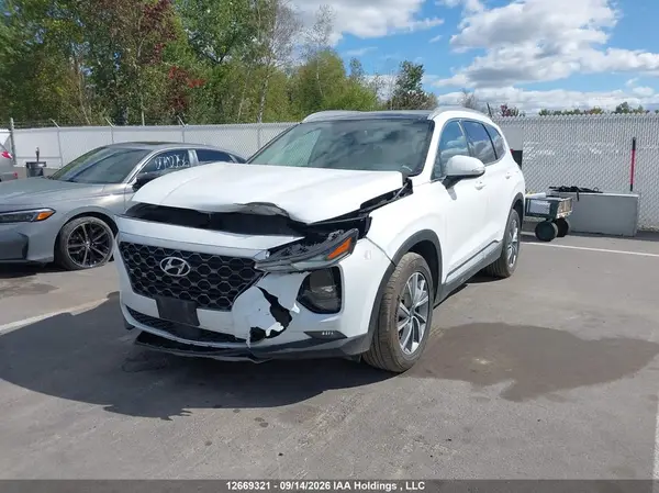 5NMS3CAD1LH266666 — 2020 Hyundai Santa FE, фото 2 с аукциона IAAI 29.09.2026, Передняя часть