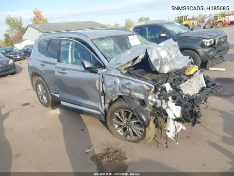 5NMS3CAD5LH185685 — 2020 Hyundai Santa FE, Левая сторона, фото до ремонта