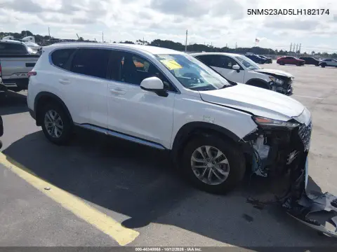 2020 Hyundai Santa Fe Se VIN 5NMS23AD5LH182174 фото 2