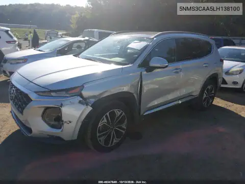 5NMS3CAA5LH138100 — 2020 Hyundai Santa FE, фото 3 с аукциона IAAI, Боковая часть