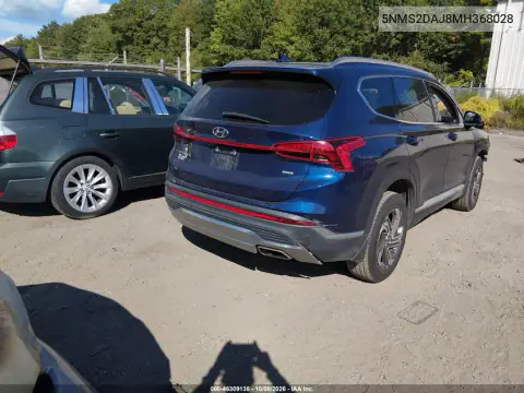 2021 Hyundai Santa Fe Sel VIN 5NMS2DAJ8MH368028 фото 4