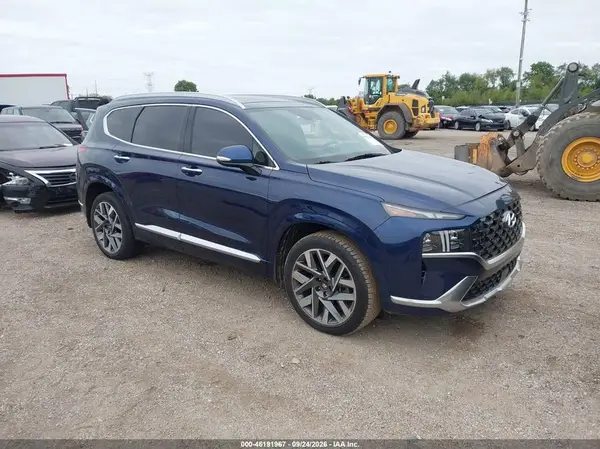 5NMS54AL1NH443095 — 2022 Hyundai Santa FE, Передняя часть слева (Left Front), фото до ремонта