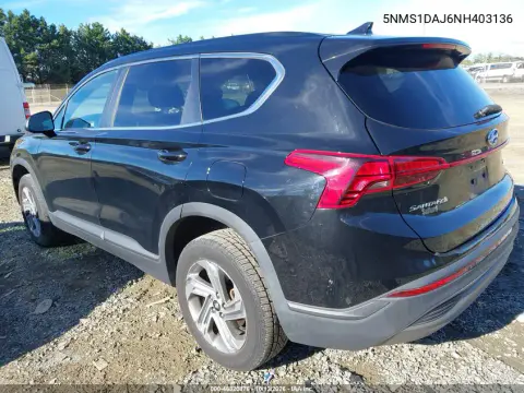 2022 Hyundai Santa Fe Se VIN 5NMS1DAJ6NH403136 фото 4