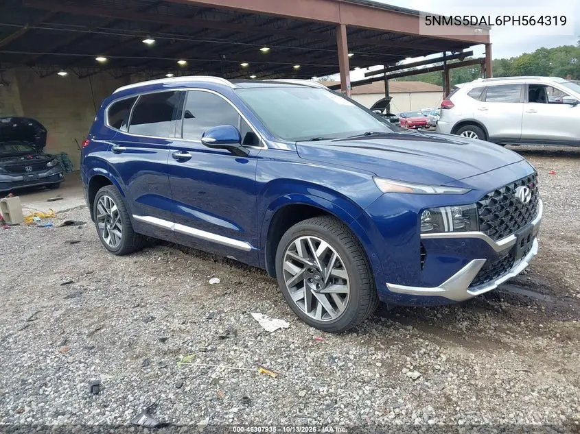 2023 Hyundai Santa Fe Calligraphy VIN 5NMS5DAL6PH564319 фото 2