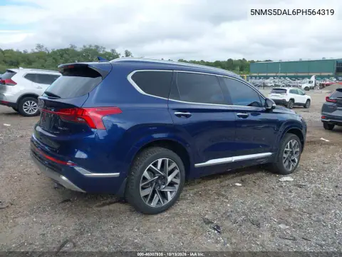 2023 Hyundai Santa Fe Calligraphy VIN 5NMS5DAL6PH564319 фото 5