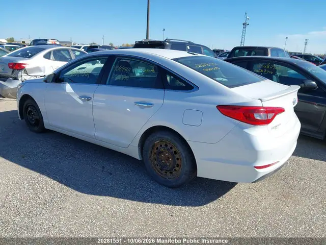 2017 Hyundai SONATA GLS VIN 5NPE24AF6HH440605 фото 3