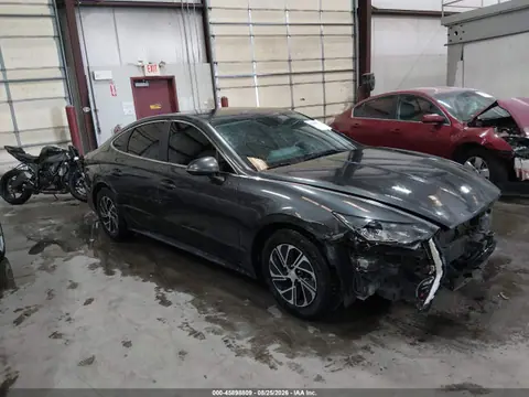 KMHL24JJ5NA042893 — 2022 Hyundai Sonata Hybrid Blue, Передняя часть (Front End), фото до ремонта
