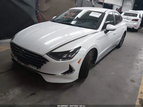 2022 Hyundai Sonata Hybrid Blue VIN KMHL24JJ0NA037178 фото 2