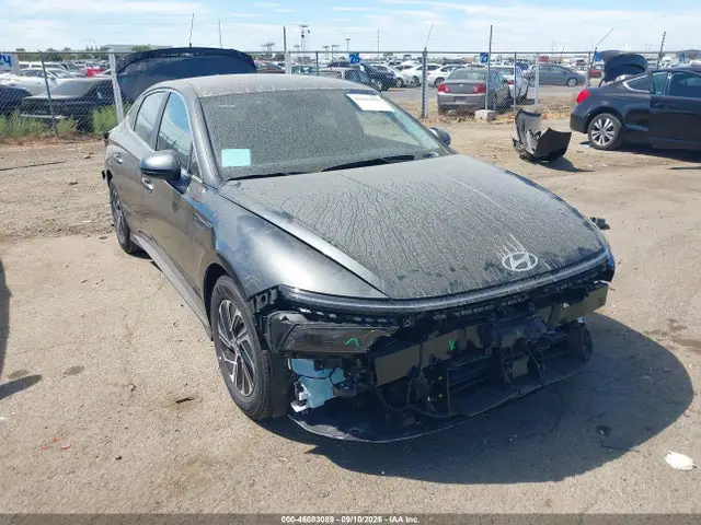 KMHL24JJ7TA172106 — 2026 Hyundai Sonata Hybrid Blue, Задняя часть (Rear), фото до ремонта