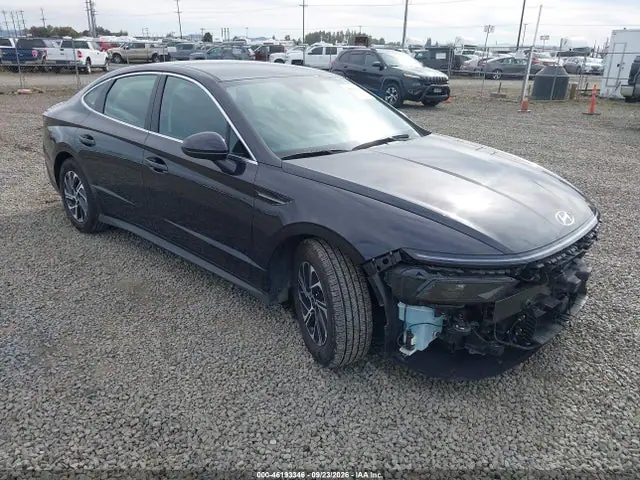 KMHL24JJXTA148060 — 2026 Hyundai Sonata Hybrid Blue, Передняя часть (Front End), фото до ремонта