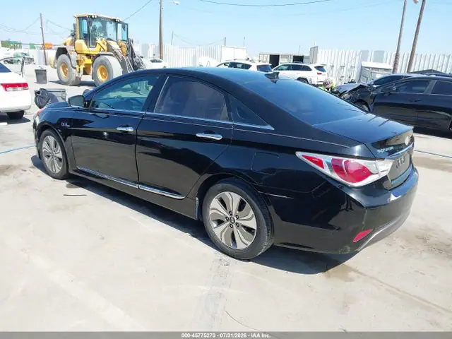 KMHEC4A48EA106828 — 2014 Hyundai Sonata Hybrid Limited, фото 3 с аукциона IAAI 14.10.2026, Передняя часть справа