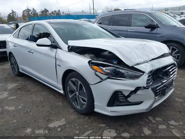 KMHE34L36KA094176 — 2019 Hyundai Sonata Hybrid Limited, Передняя часть (Front End), фото до ремонта