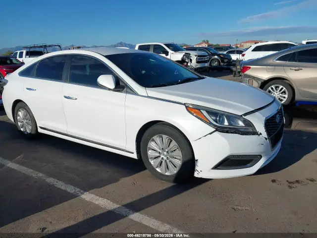 KMHE24L33HA064838 — 2017 Hyundai Sonata Hybrid SE, Передняя часть (Front End), фото до ремонта