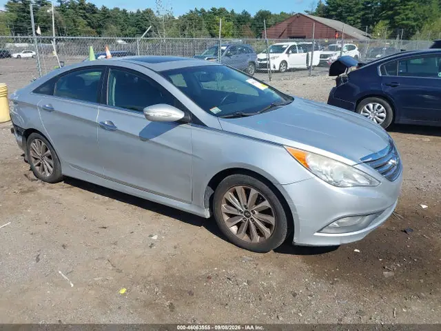 5NPEC4AB6EH937711 Hyundai Sonata Limited 2.0T 2014 — повреждение Задняя часть, фото до ремонта