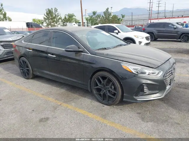 5NPE34AF7JH614040 — 2018 Hyundai Sonata Limited, Передняя часть (Front End), фото до ремонта