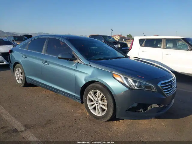5NPE24AF1FH232001 — 2015 Hyundai Sonata SE, Задняя часть (Rear), фото до ремонта
