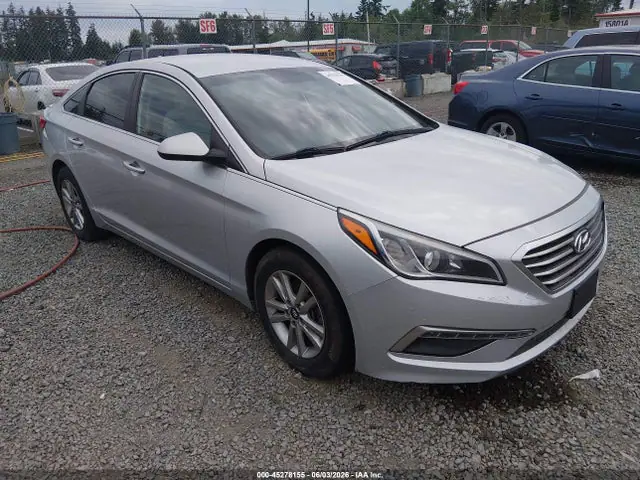 5NPE24AF2FH219547 — 2015 Hyundai Sonata SE, Угон (Theft), фото до ремонта