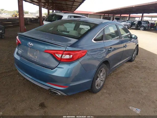 5NPE24AF4FH118610 — 2015 Hyundai Sonata SE, фото 4 с аукциона IAAI 13.10.2026, Естественный износ