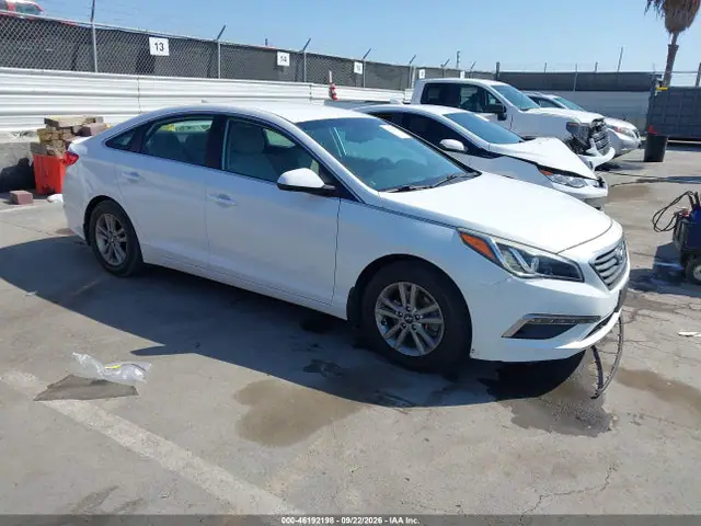 5NPE24AF7FH179952 — 2015 Hyundai Sonata SE, Угон (Theft), фото до ремонта