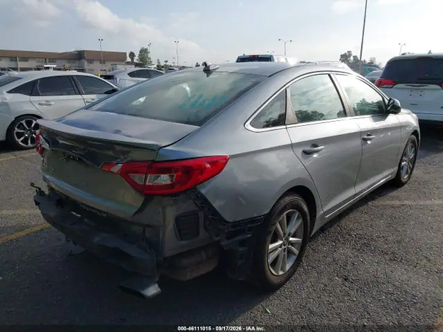 5NPE24AF5GH331017 — 2016 Hyundai Sonata SE, фото 4 с аукциона IAAI 29.09.2026, Задняя часть