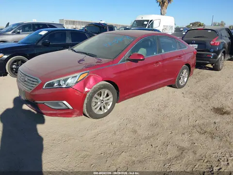 2016 Hyundai SONATA SE VIN 5NPE24AFXGH335385 фото 2