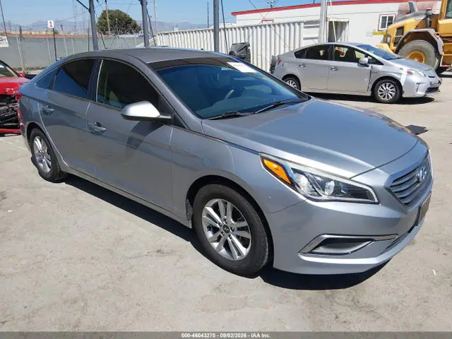 5NPE24AF7HH445277 — 2017 Hyundai Sonata SE, Задняя часть слева (Left Rear), фото до ремонта