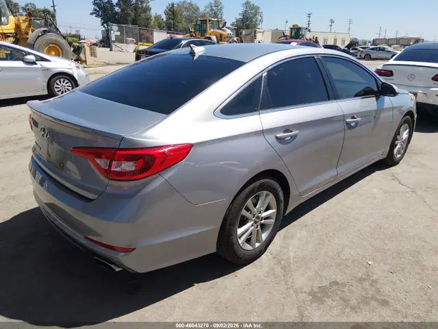 5NPE24AF7HH445277 — 2017 Hyundai Sonata SE, фото 4 с аукциона IAAI 30.09.2026, Задняя часть слева