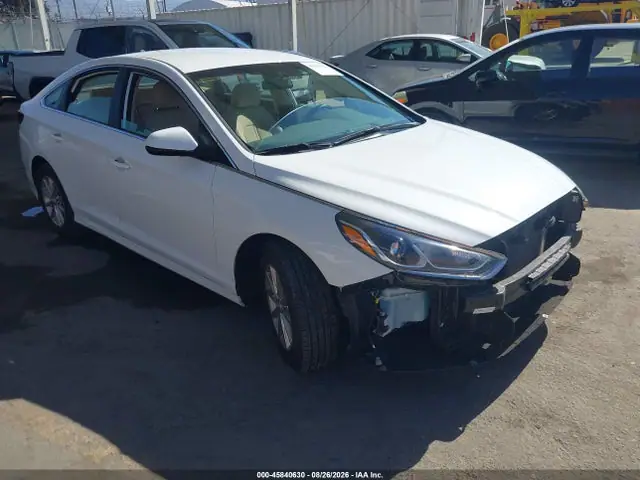 5NPE24AF5KH756665 — 2019 Hyundai Sonata SE, Левый бок (Left Side), фото до ремонта