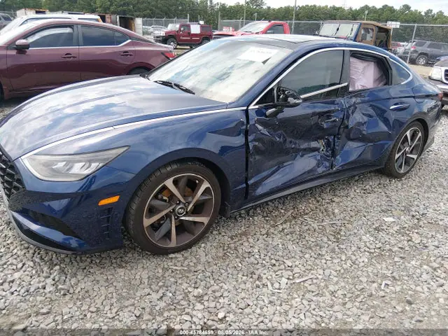 2022 Hyundai Sonata Sel Plus VIN 5NPEJ4J29NH148698 фото 2