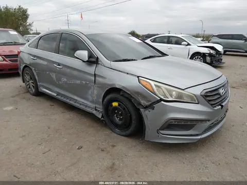 5NPE34AB3FH087926 — 2015 Hyundai Sonata Sport 2.0T, Передняя часть справа (Right Front), фото до ремонта