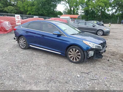 5NPE34AF4FH031884 — 2015 Hyundai Sonata Sport, Передняя часть (Front & Rear), фото до ремонта