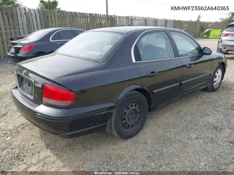 2002 Hyundai Sonata VIN KMHWF25S62A640365 фото 4