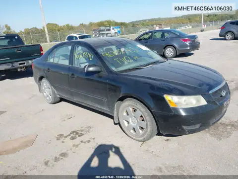 KMHET46C56A106030 — 2006 Hyundai Sonata, Повреждения со всех сторон, фото до ремонта