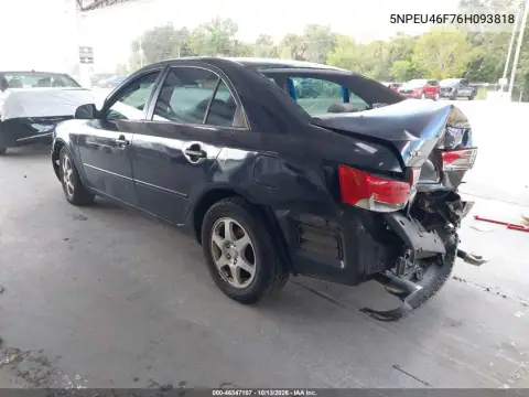 5NPEU46F76H093818 — 2006 Hyundai Sonata, фото 3 с аукциона IAAI, Передняя часть
