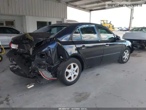 5NPEU46F76H093818 — 2006 Hyundai Sonata, фото 4 с аукциона IAAI, Передняя часть