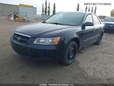 2007 Hyundai Sonata Gls VIN 5NPET46C77H198630 фото 3