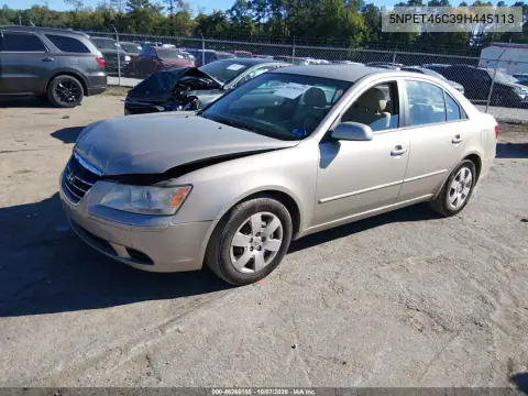 2009 Hyundai Sonata Gls VIN 5NPET46C39H445113 фото 3
